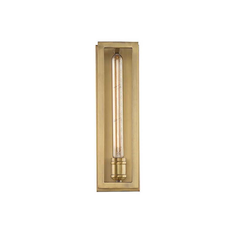 Clifton 1-Light Sconce in Warm Brass