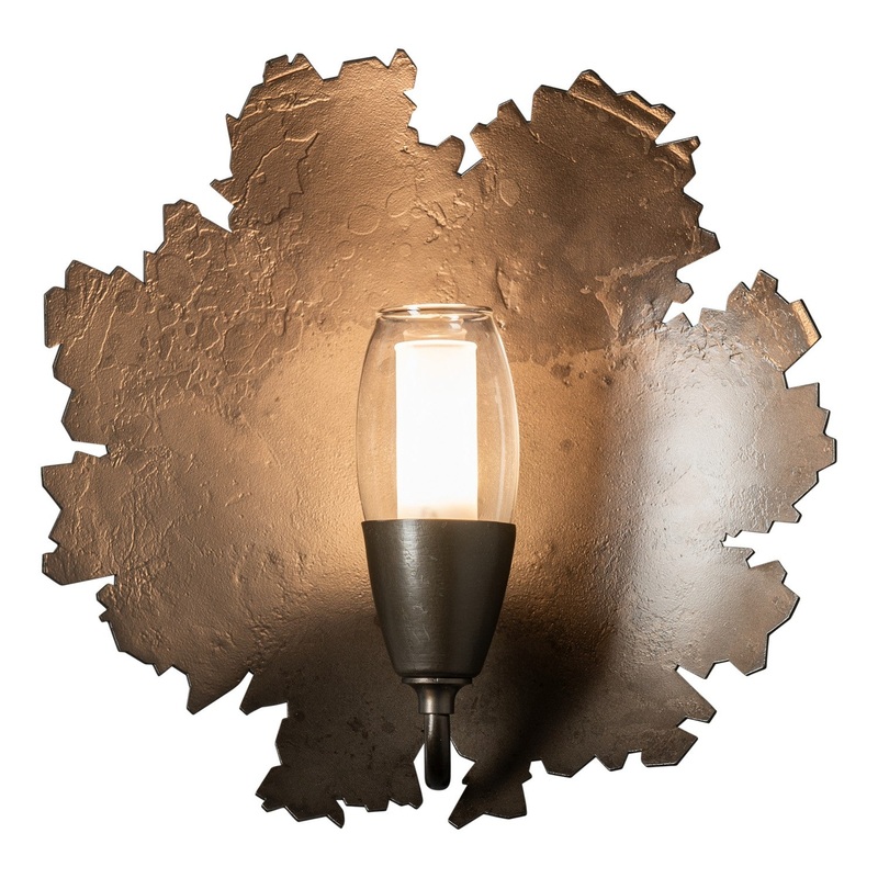 Pangea 1-Light Sconce in Dark Smoke