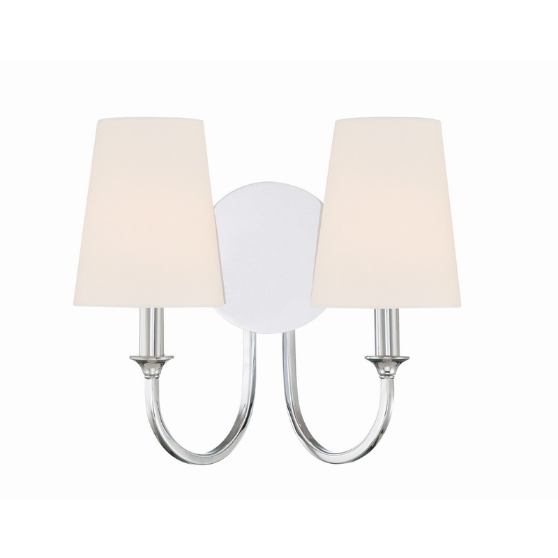 Payton 2-Light Wall Mount in Polished Chrome
