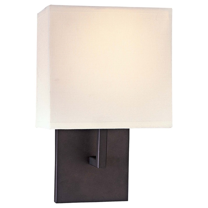 1-Light Wall Sconce in Bronze