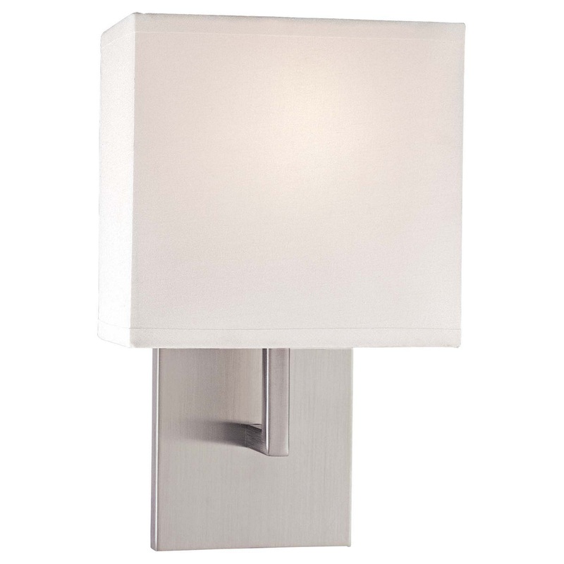 1 Light Wall Sconce in Brushed Nickel