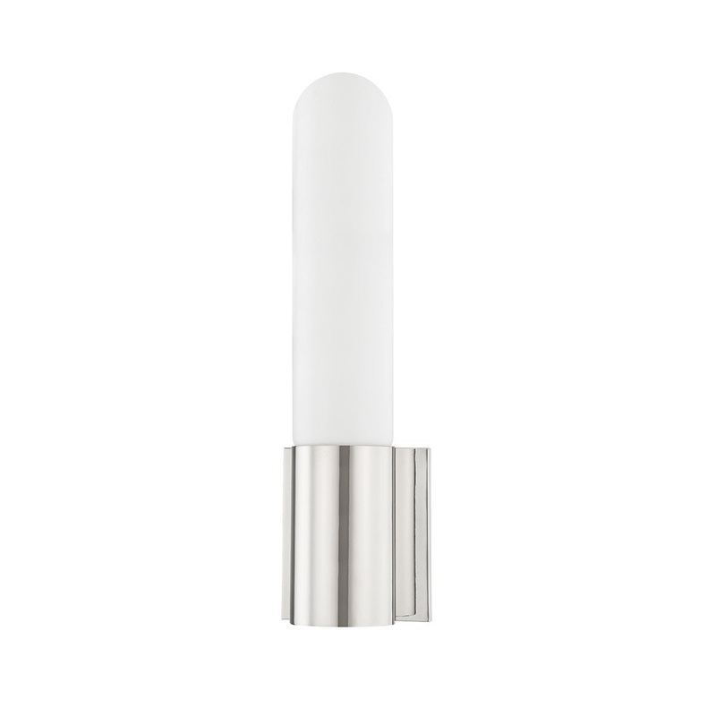 Carlin 1-Light Wall Sconce in Polished Nickel
