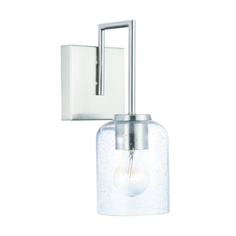 Carter 1-Light Wall Sconce in Brushed Nickel