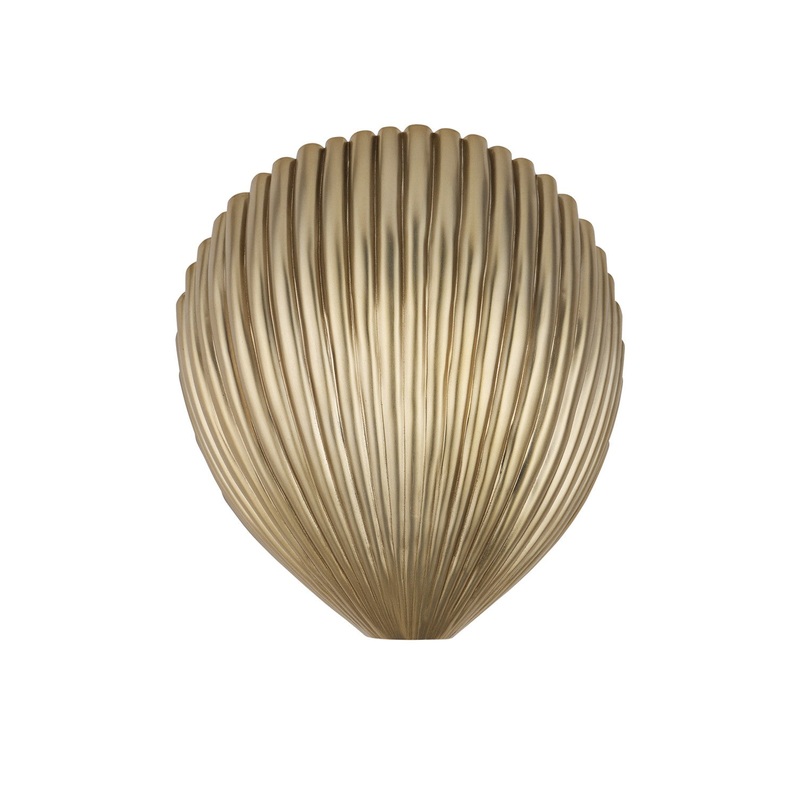 Alexine 1-Light Wall Sconce in Antique Brass