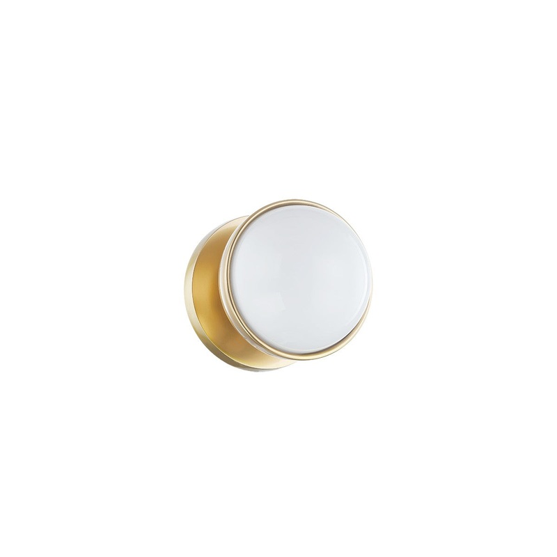 Amy 1-Light Bath Sconce in Aged Brass