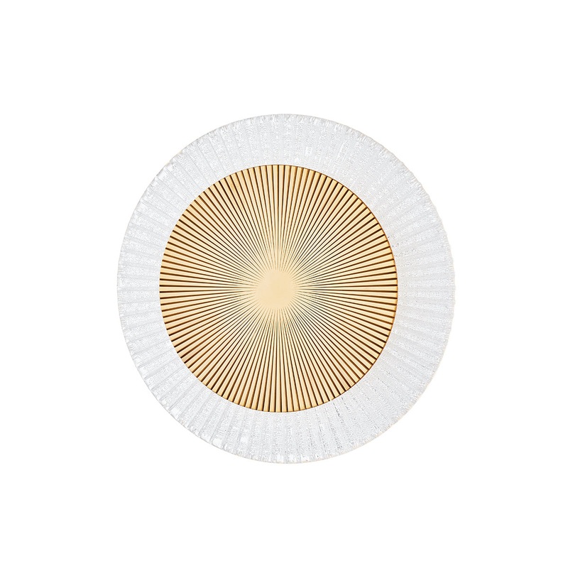 Topaz LED Wall Sconce in Vintage Polished Brass