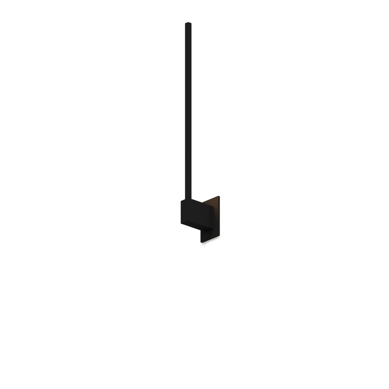 Z-Bar Wall Sconce in Matte Black