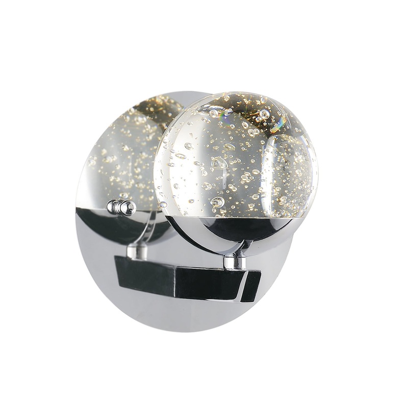 Orb II LED Wall Sconce in Polished Chrome