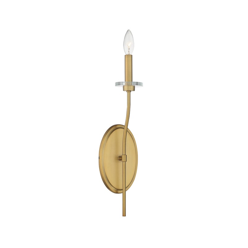 Richfield 1-Light Sconce in Warm Brass