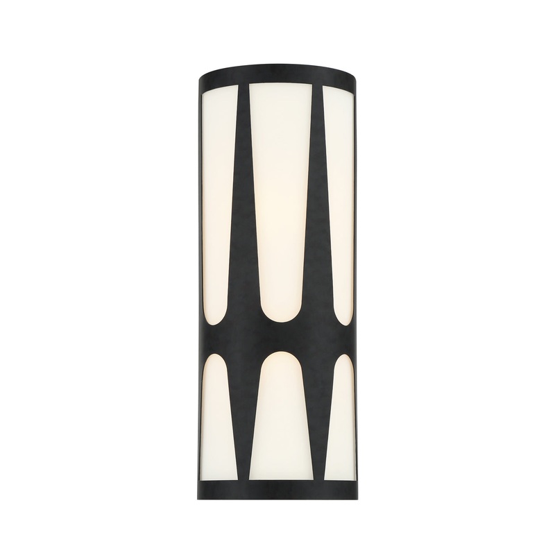 Royston 2-Light Wall Mount in Black