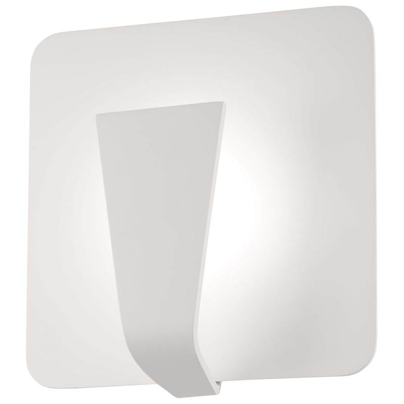 Waypoint LED Wall Sconce in Sand White