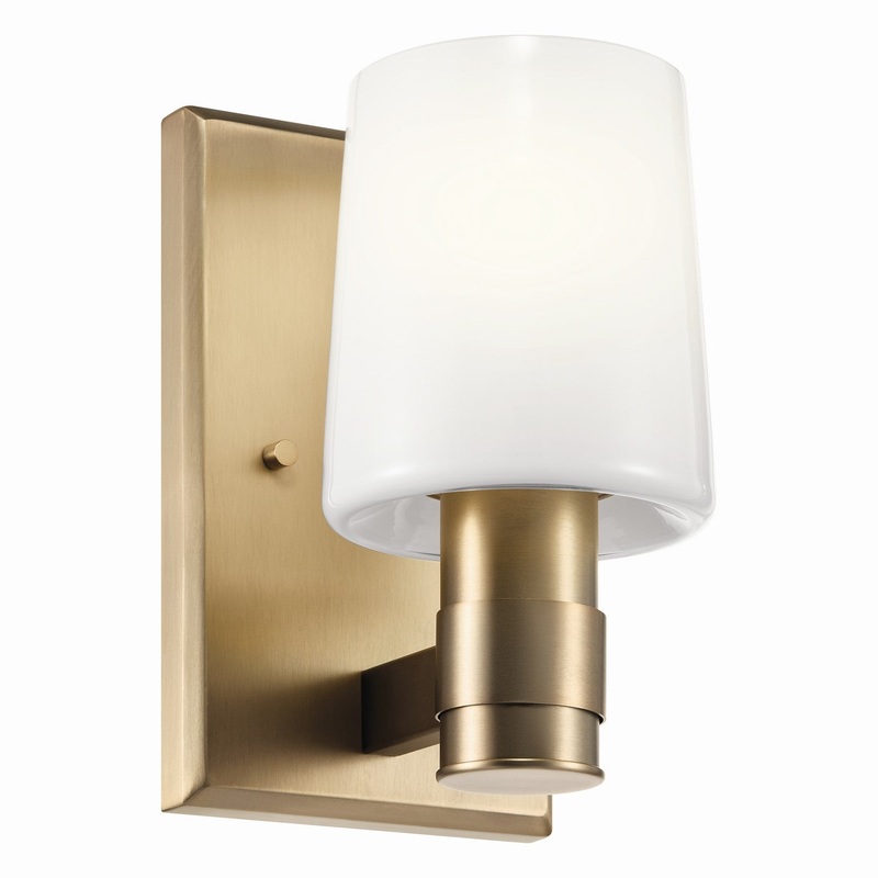 Adani 1-Light Wall Sconce in Champagne Bronze