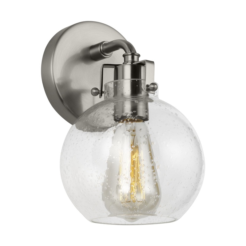 Clara Bath Sconce in Satin Nickel