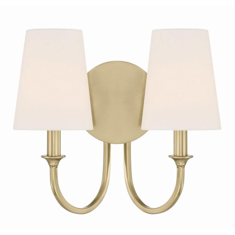 Payton 2-Light Wall Mount in Vibrant Gold