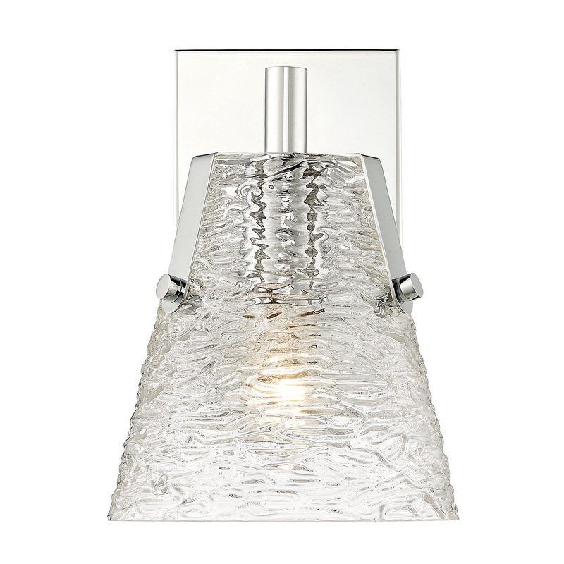 Analia One Light Wall Sconce in Chrome
