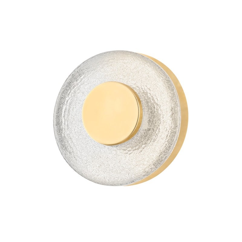 Pearl LED Wall Sconce in Vintage Brass