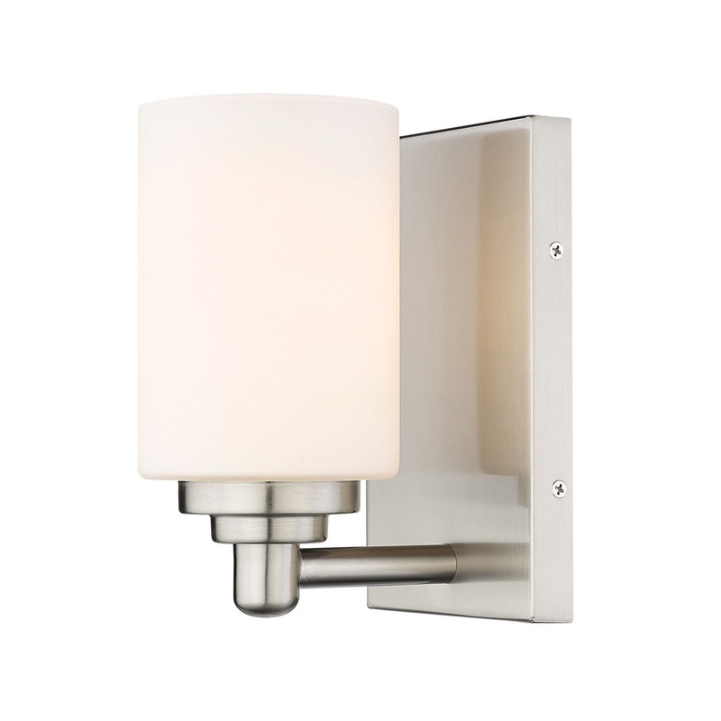 Soledad One Light Wall Sconce in Brushed Nickel