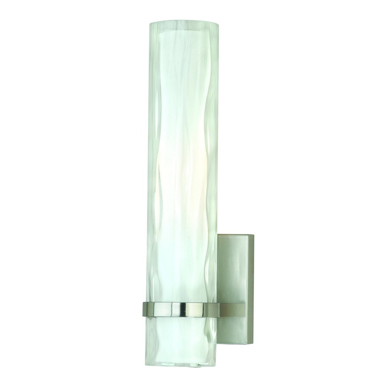 Vilo 1-Light Wall Light in Satin Nickel