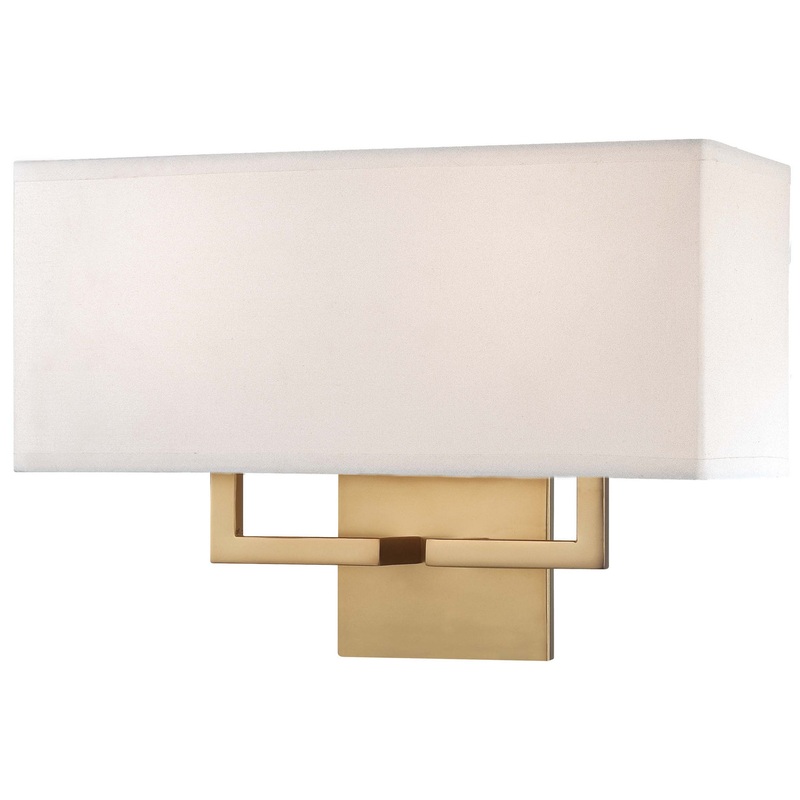 2-Light Wall Sconce in Honey Gold