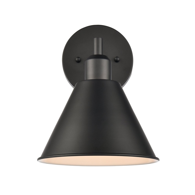 Abbington 1-Light Vanity in Matte Black