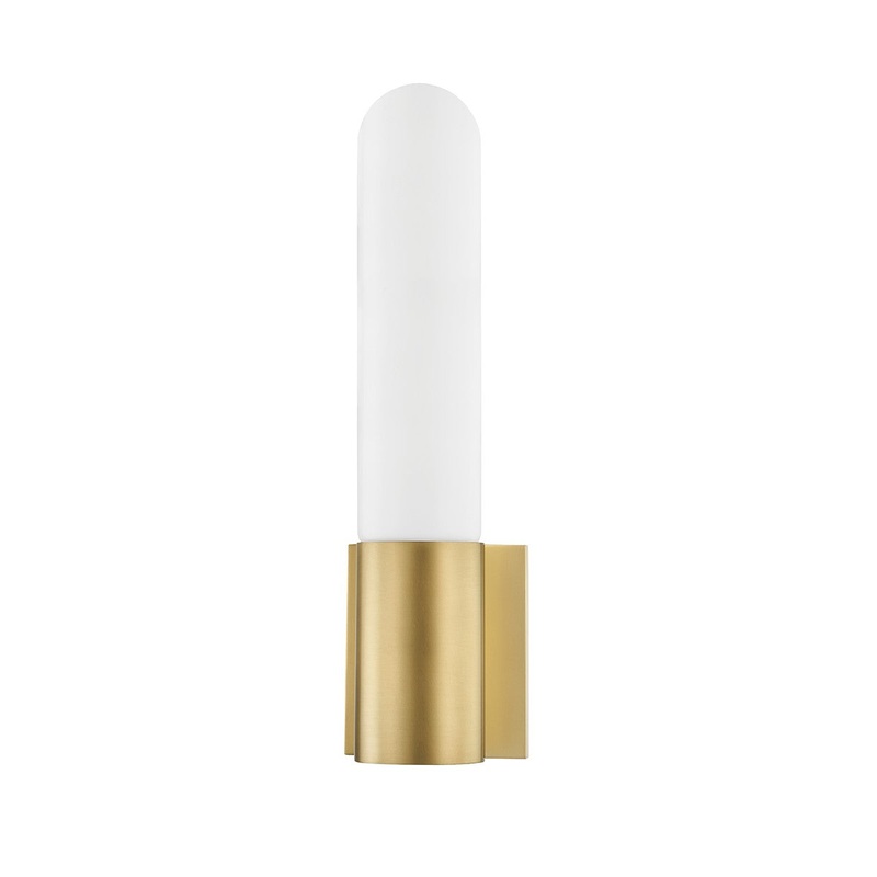 Carlin 1-Light Wall Sconce in Aged Brass