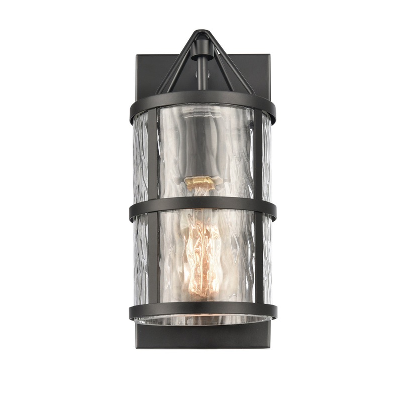 Solace 1-Light Wall Sconce in Matte Black