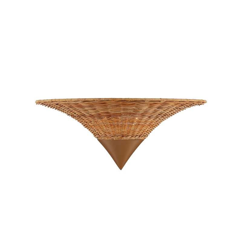 Zola 3-Light Wall Sconce in Natural & Khaki