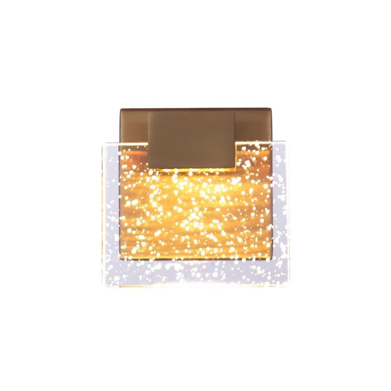 Alamere LED Vanity in Satin Brass