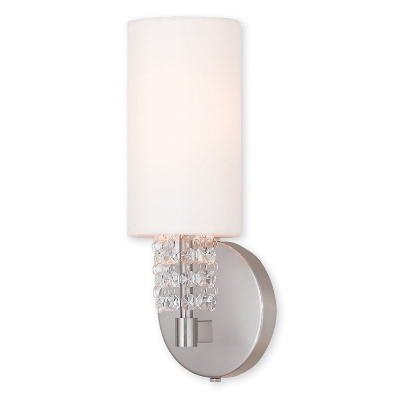 Carlisle 1-Light ADA Wall Sconce in Brushed Nickel