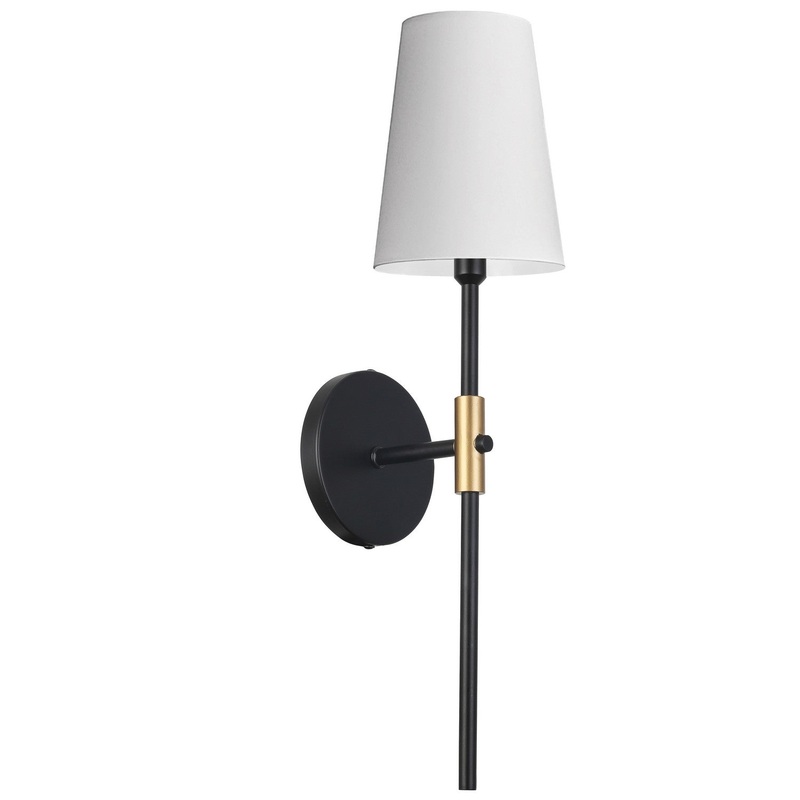 Cinthia 1-Light Wall Sconce in Matte Black