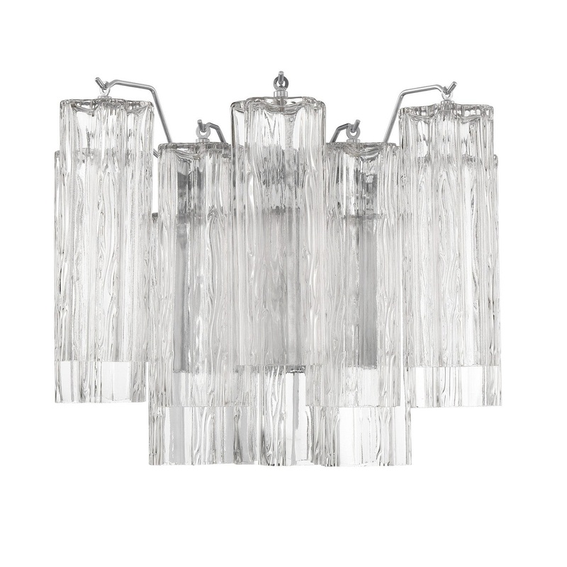 Addis 2-Light Wall Mount in Polished Chrome