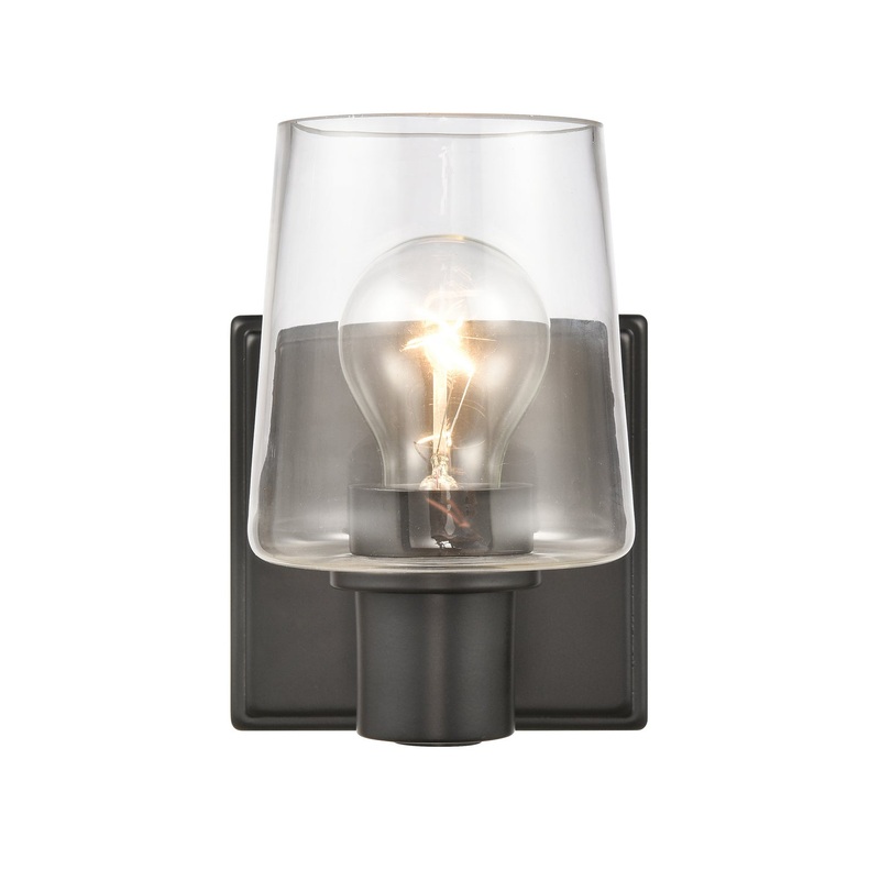 Celia 1-Light Vanity in Matte Black