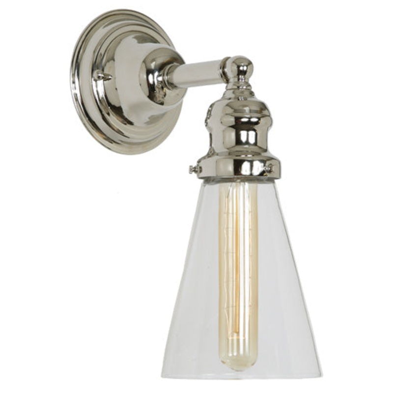 Central Park 1-Light Wall Sconce with 4.75" Glass Shade