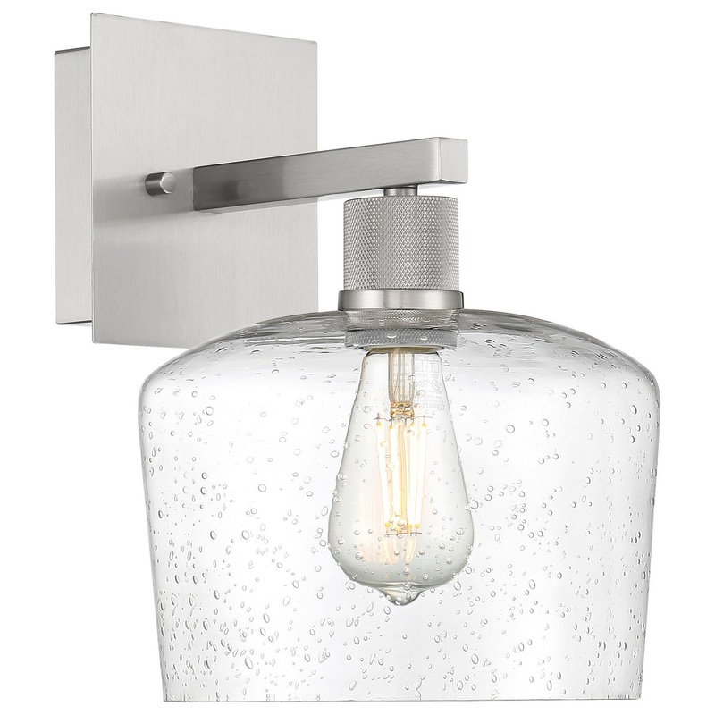 Port Nine Chardonnay LED Wall Sconce in Brushed Steel