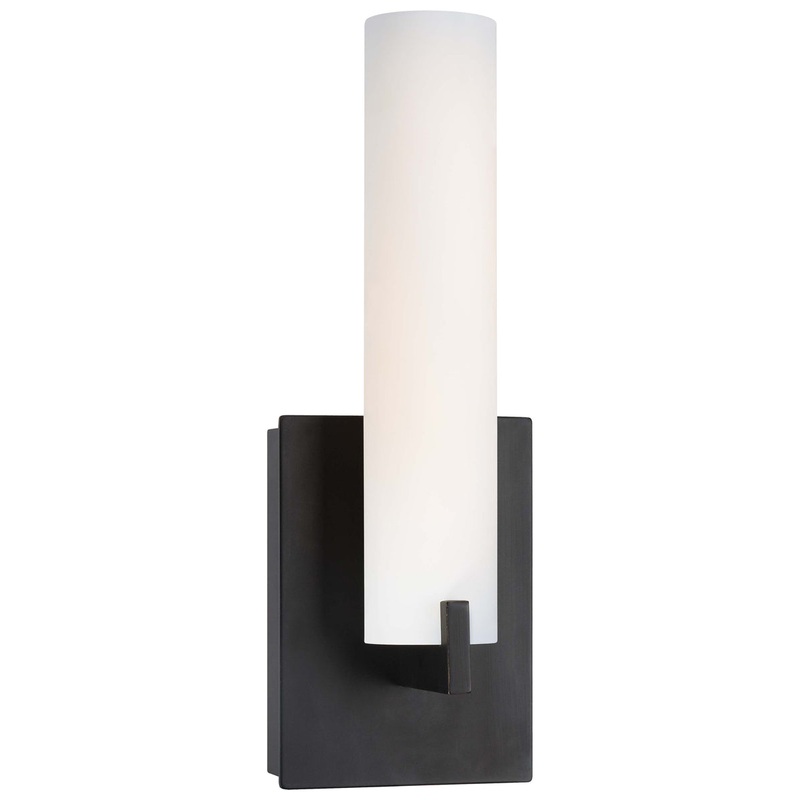 Tube LED Wall Sconce in Dark Restoration Bronze