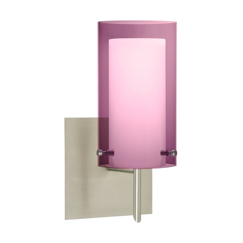 Pahu 1-Light Wall Sconce in Satin Nickel