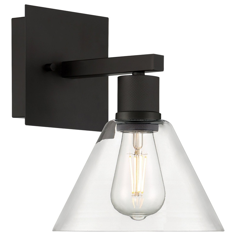 Port Nine Martini LED Wall Sconce in Matte Black
