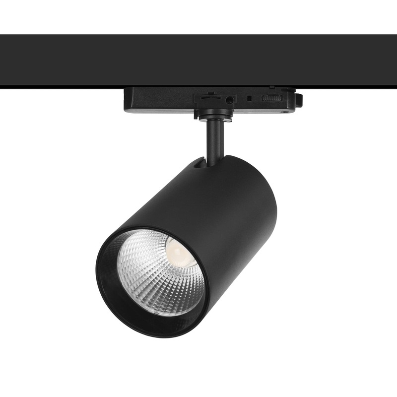 3 Circuit Tracklight CRI90 Tent Led 24.6w 4000k Black 2103lm SKU: TC-0047-NEG