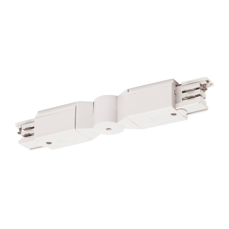 Powergear Adjustable connector for 3-Circuit track, traffic white PRO-M435-W