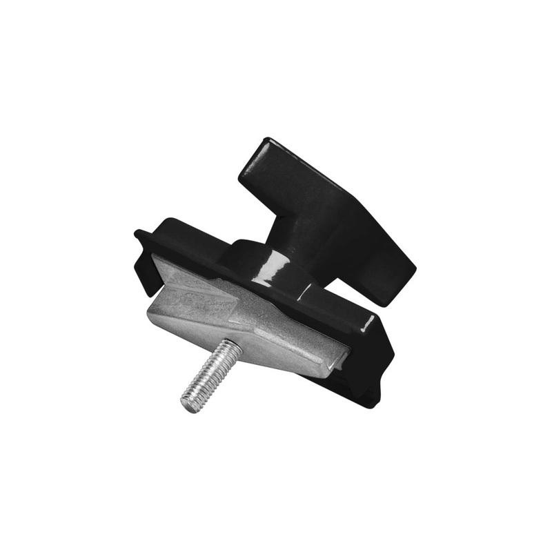 Powergear Luminaire adapter, mechanical for 3 Circuit track, black PRO-0449-B