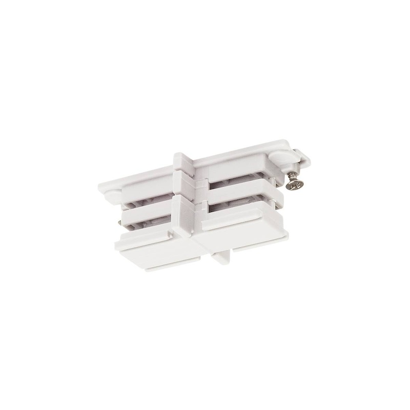 Powergear Mini-connector for 3-Circuit track, insulated, traffic white PRO-0433A-W
