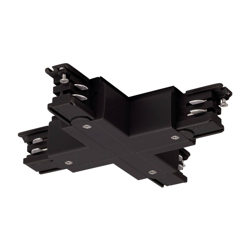 Powergear X-connector for 3 Circuit track, black PRO-0437-B