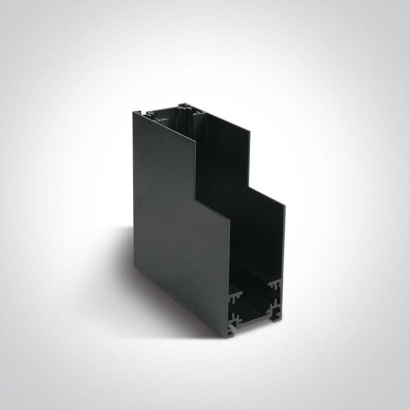 Black Corner Wall To Wall (in) For 42001 / 42002 One Light SKU:42012B/B