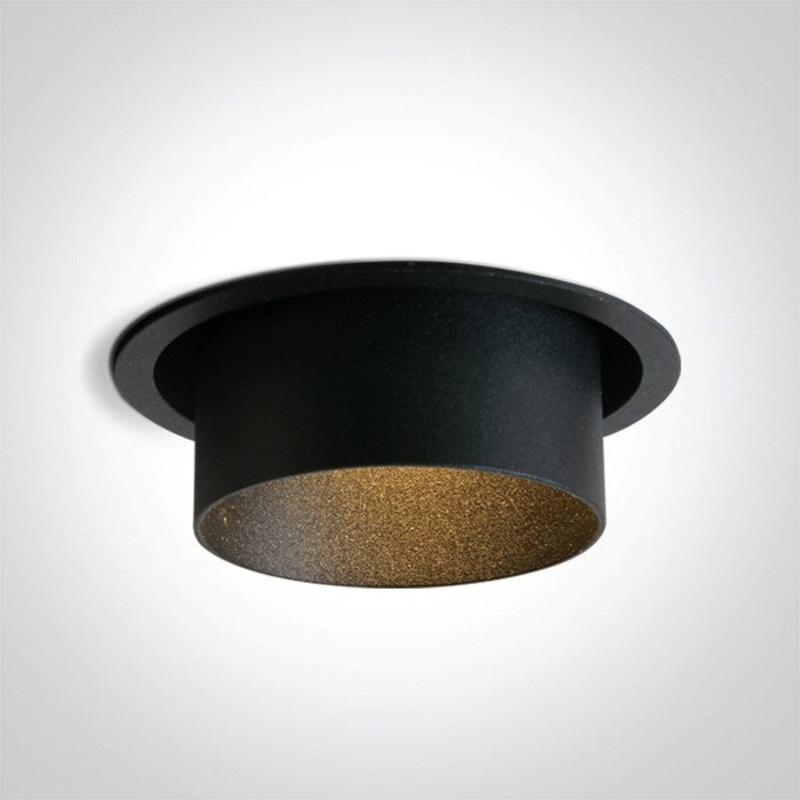 BLACK GU10 10W DARK LIGHT One Light 10105Y/B