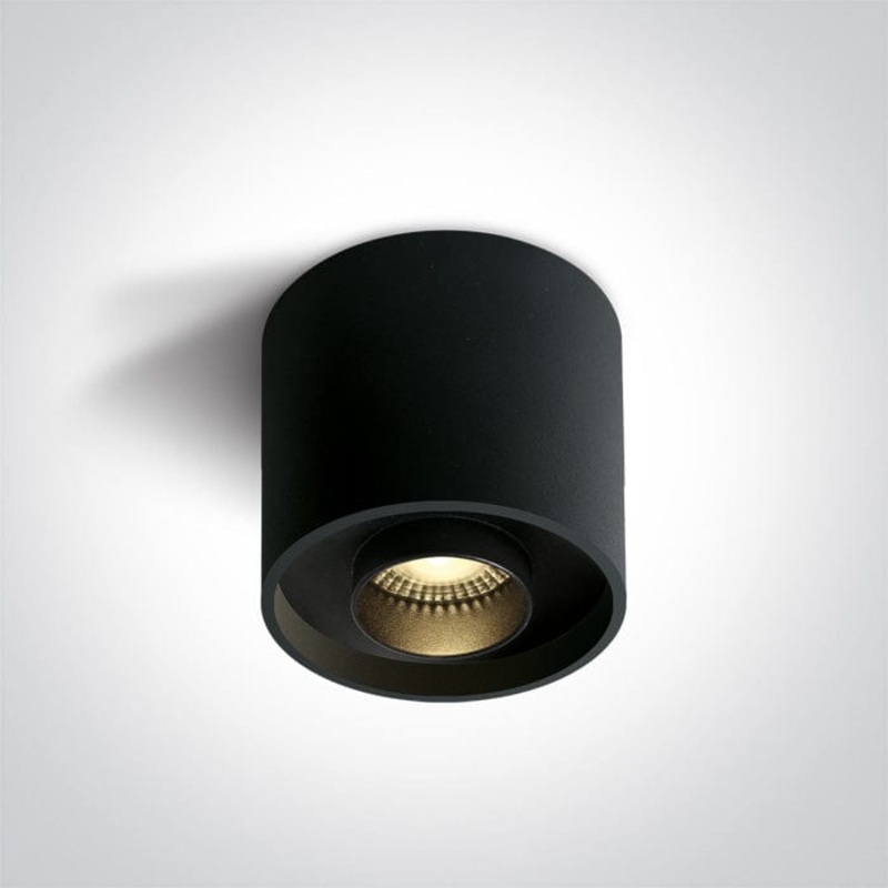 Black Led 22w Warm White Ip20 230v Ceiling Dark Light SKU: 12122D/B/W