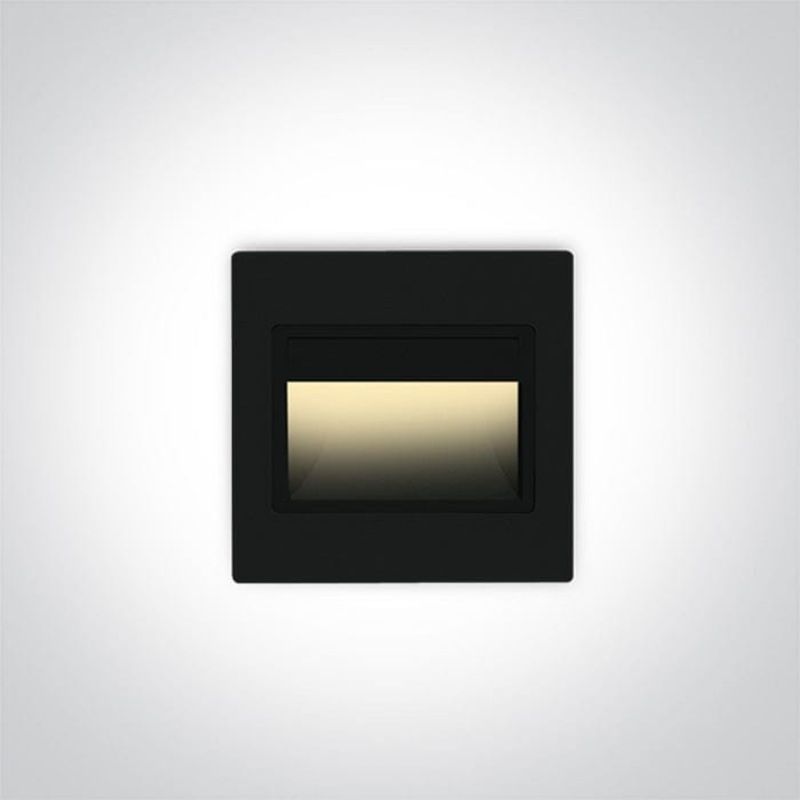 Black Led Inbox 1,5w Warm White 100-240v