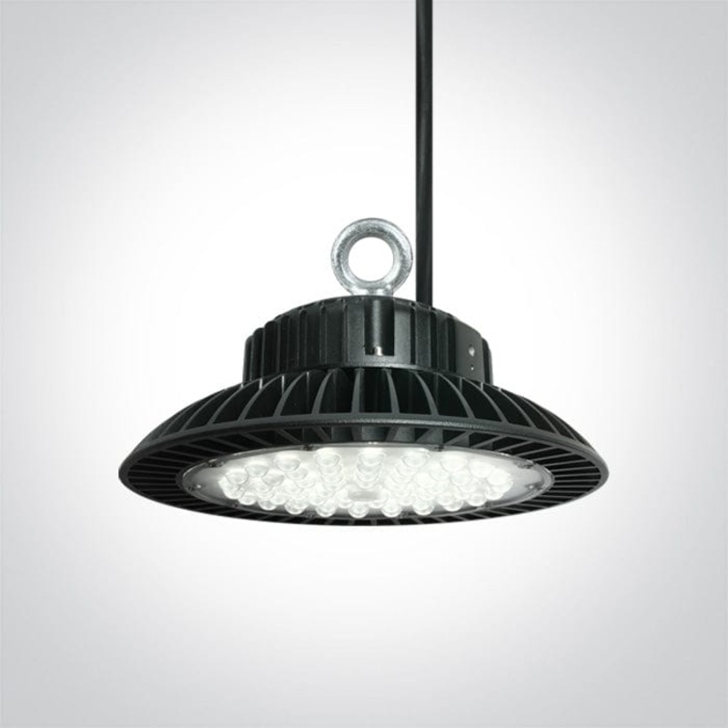Black Led Smd 150w Ufo Cool White Ip65 230v Industrial High Bay,