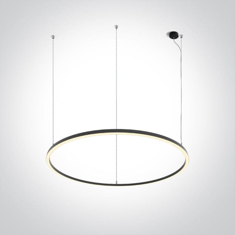 Black Pendant Led 65w Warm White Ip20 230v SKU: 62156C/B/W