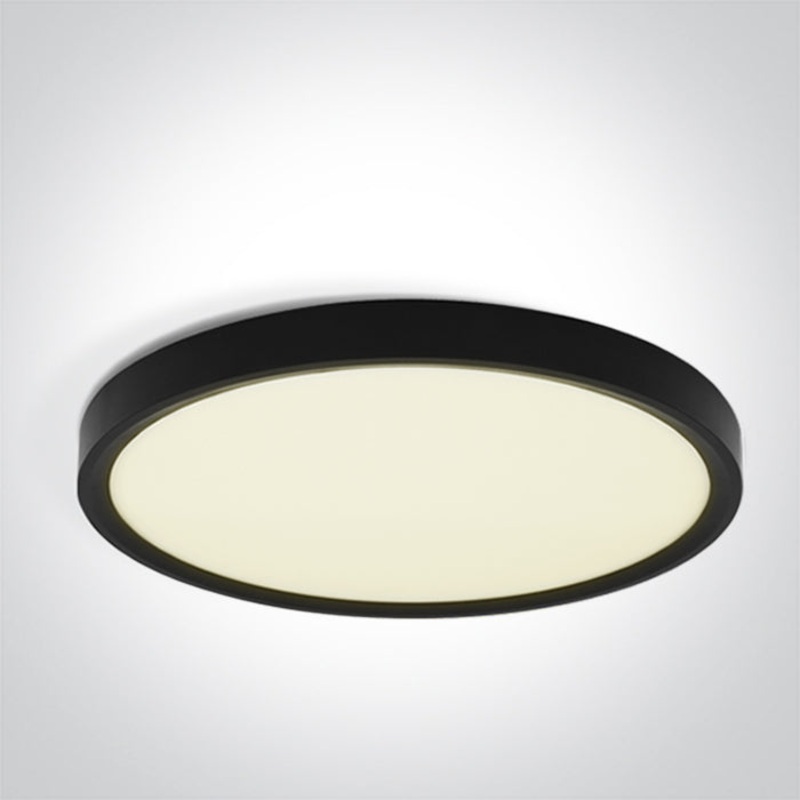 BLACK PLAFO 50W CCTV IP20 230V One Light 62006D/B/V
