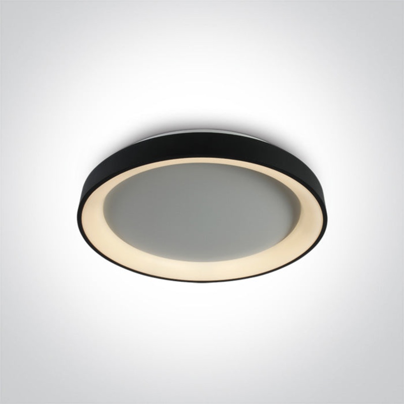 BLACK PLAFO LED 30W CCTV IP20 230V DIMMABLE One Light 62130L/B/V